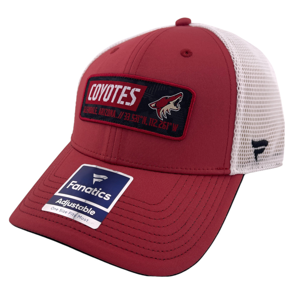 Fanatics Arizona Coyotes NHL Hockey Iconic‎ Mesh Snapback Adjustable Hat Cap